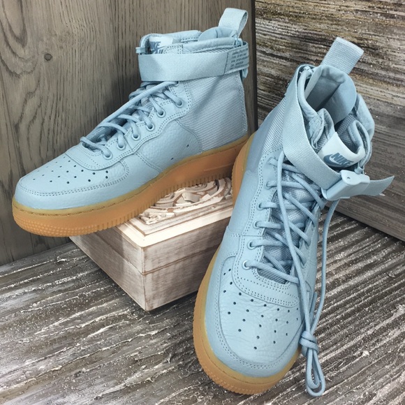 NIKE SF AF1 MID (GS) ocean bliss/ocean bliss - Picture 2 of 8